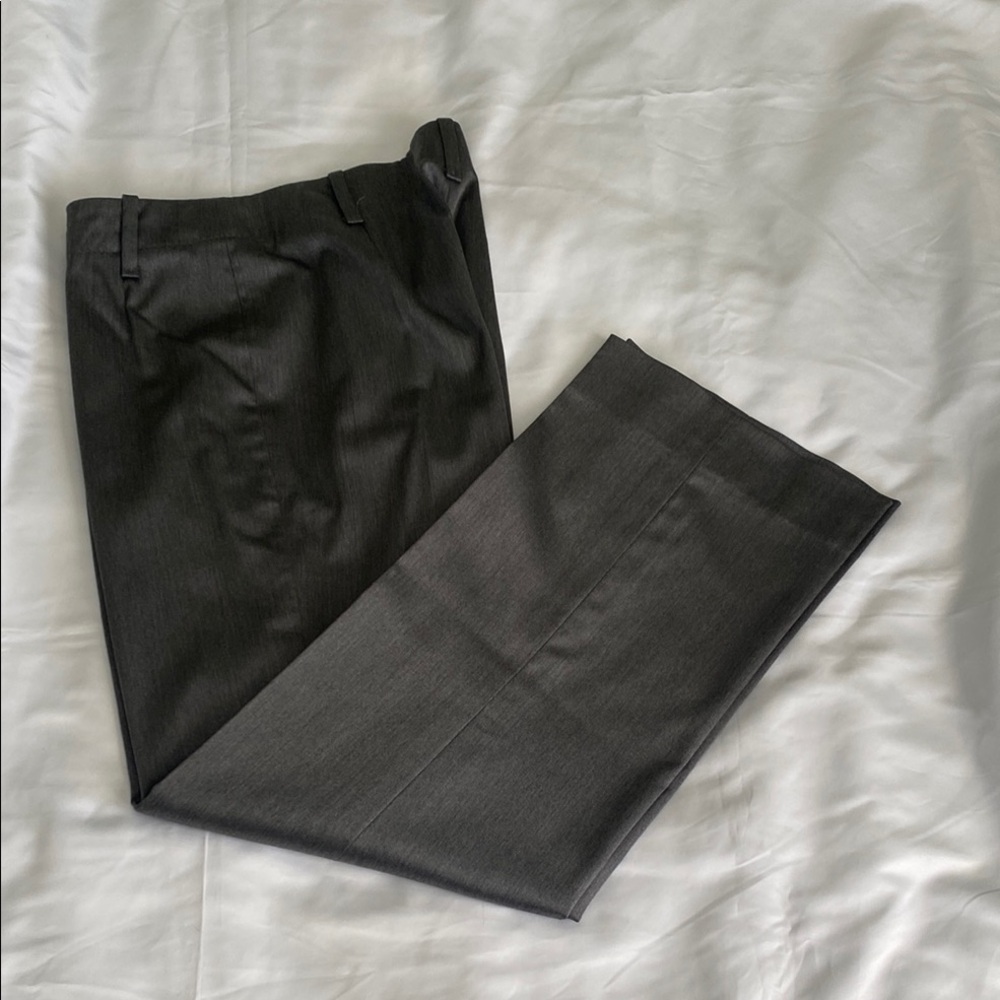 Hugo Boss Gray Trousers with Straight Leg Cut